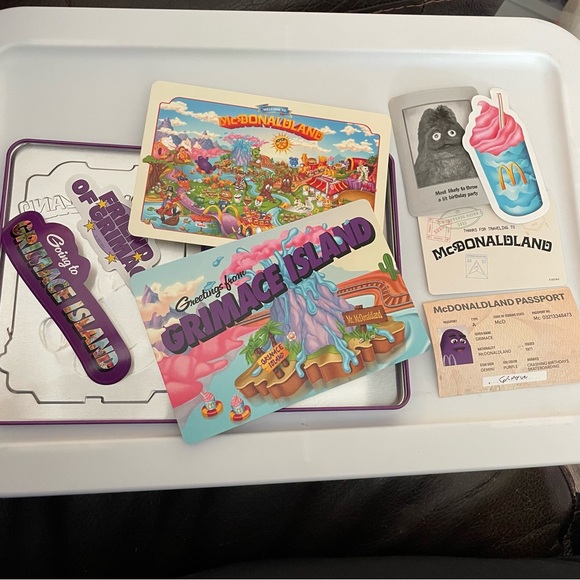 McDonald's Grimace Adventure Adult Tin - Purple - Picture 2 of 2